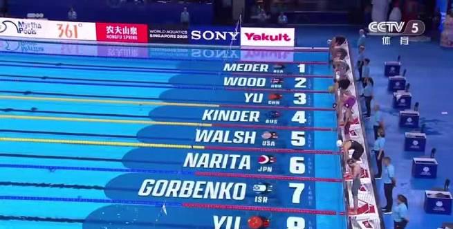 12-Year-Old Yu Zidi Advances to Women’s 200m IM Final at 2025 FINA World Championships