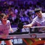Hirano Miu Shares a Photo with Sun Yingsha After Table Tennis Match
