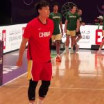 China Men’s Basketball Team Warms Up Before Asian Cup Finals
