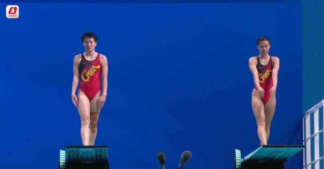 Chen Yiwen and Lin Shan Top Women's Synchronized 3m Springboard Preliminaries at 15th National Games